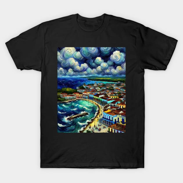 Van Gogh's house T-Shirt by CatCoconut-Art